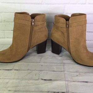 lc lauren conrad ouverte women's high heel ankle boots
